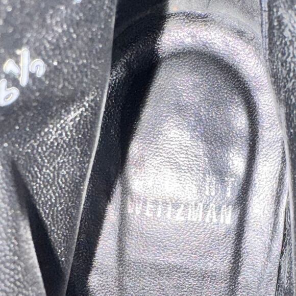 Stuart Weitzman Black Suede Wedge Booties Women’s 6.5 M - Picture 8 of 10